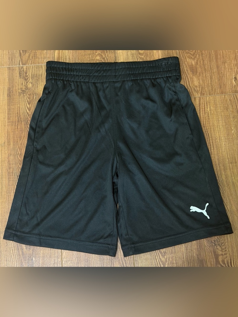 Puma Black Athletic Shorts - Boys - Size 6